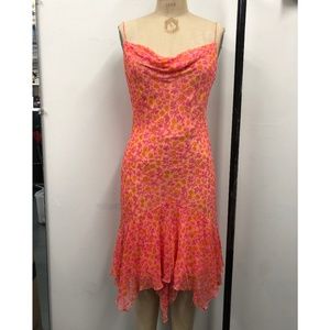 Floral Cowl Neck Slip Dress